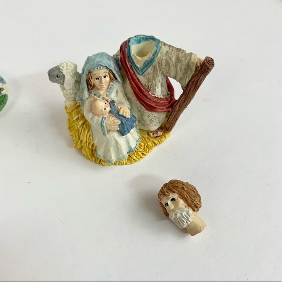 White Religious Tea Set Collection 7 Piece Set - Picture 9 of 15